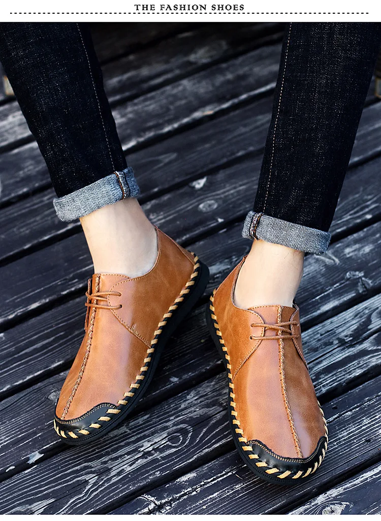 YATNTNPY/брендовая мужская обувь; Новинка; обувь ручной работы; обувь из натуральной кожи; большие размеры 3-47; мужские кроссовки; повседневные Мокасины на плоской подошве