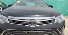 ABS Cromado Delantero Centro Parrilla de la parrilla inferior cubierta trim Para TOYOTA Camry 2015 no encaja Modelo Norteamericano