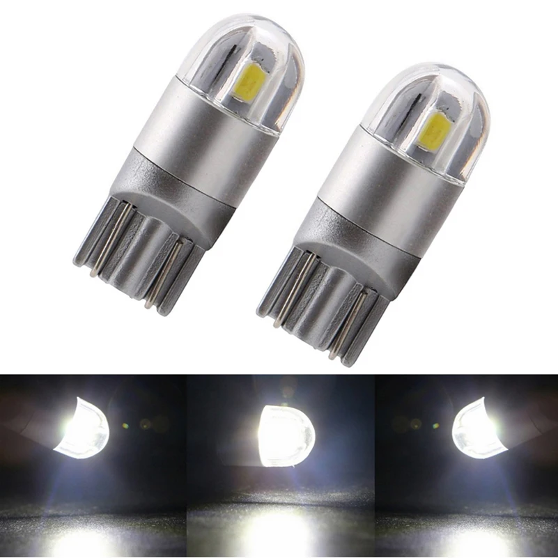 

2x LED T10 W5W 168 194 Car Lamps SMD 3030 Turn Signal License Plate Light Trunk Lamp Clearance Lights Reading Wedge Parking Bulb