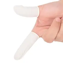 100 шт резиновые одноразовые латексные пальчики для кроватки антистатические защитные пальчики