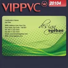 Односторонний ПВХ белая пластиковая визитка шаблон a2104 для именной карты 0,38 мм