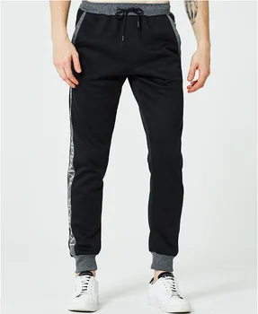 

Korean Fashion Skateboard Mens Joggers Pants Spring And Autumn Leisure Pants Casual Wear Letter Print Black Grey Sweatpants