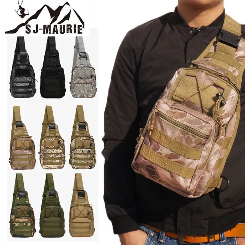 

Camping Military Shoulder Bag Mens Camouflage Hunting Hiking Backpack Outdoor Travel Sports Bag Tactical