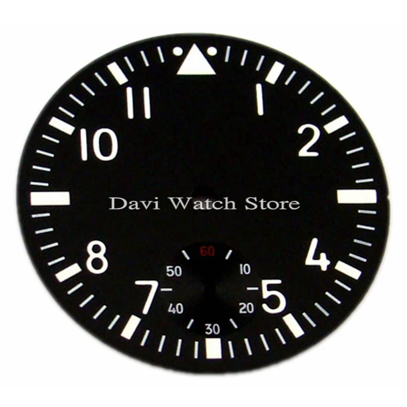 

Parnis 38.9mm Black watch Dial watch kit for eta 6498 Seagull st36 movement watch watch faces