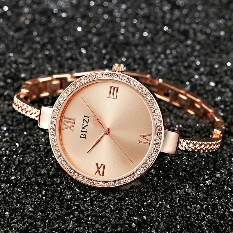 

2019 Special Offer Women Bracelet Watch Ultra Slim Band Creative Wrist Watch Relogio Feminino Top Brand Luxury Silver Golden