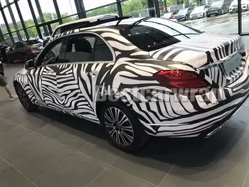 

PROTWRAPS Zebra Animal Camouflage Vinyl Wrap For Car wrap & Motorcycle Camo sign sticker With Air bubble Free 1.52x30m