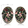 Blucome Vintage Stud Earrings For Women Girls French Hooks Max Brincos Ouro Joias Full Crystal Turkish Jewelry Retro Pendientes ► Photo 2/5