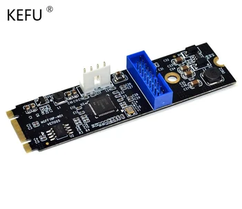 

50pcs/lot NEW 2018 NGFF M.2 to USB3.0 Adapter Converter Card 19Pin 20Pin 1 Port