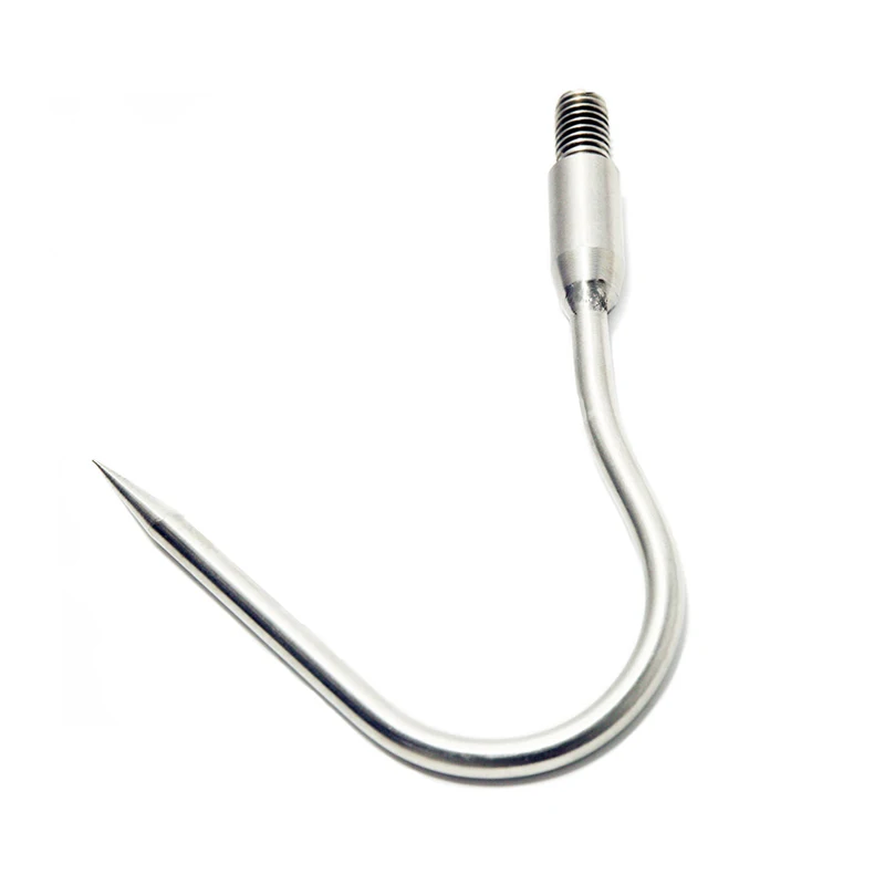 Free Shipping 1 piece Steel Fishing Landing Hook tool boat fishing gaff 6*7cmin Fishhooks from