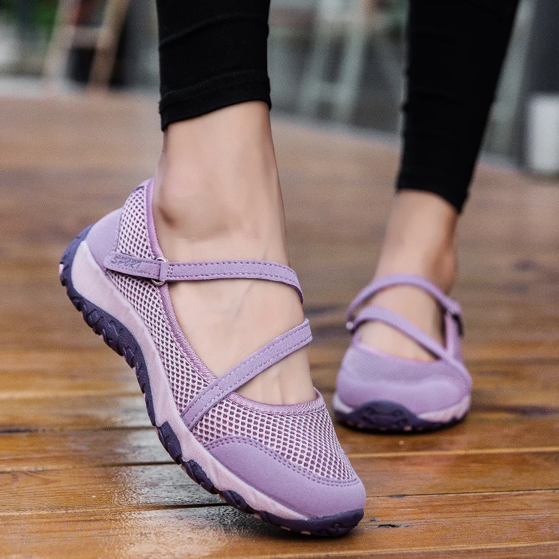 

Mother Soft Sneakers Mesh Breathable Women Ladies Running Shoes Cheap Female Sports Shoes Fitness Non Slip Athletic Trainers 43