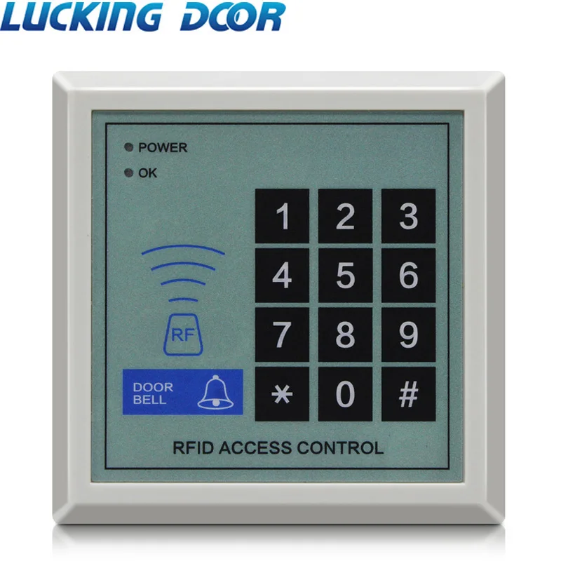 

MF 13.56Mhz IC Access Control System Device Machine IC Card Security Proximity Entry Door Lock 2000 user