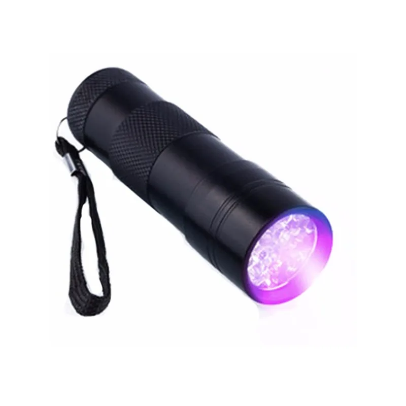

Mini 9LED UV Flashlight Ultraviolet led flashlight Ultra Violet Invisible Ink Marker Detection Torch Light 3AAA UV lamp