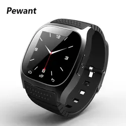 Pewant M26 Смарт часы Bluetooth Водонепроницаемый Смарт-часы музыка шагомер Фитнес трекер Smart наручные часы для смартфон PK A1