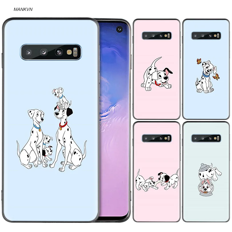 

One Hundred and One Dalmatians Black Silicone Case for Samsung Galaxy M20 S10e S10 S9 M10 S8 Plus 5G S7 S6 Edge Cover Coque