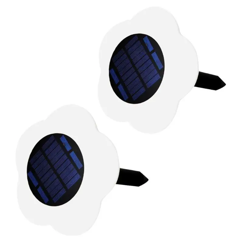 

2PCS 10LED Solar Garden Light Waterproof Outdoor Garden Landscape Decor Lamp for Outdoor Courtyards Lawn Lighting Color-changing