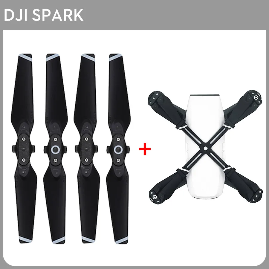 Beste Originele DJI Spark Drone 4730 S Propeller Props Blades amp; Propeller Fixer Guard DJI Spark Accessoires Onderdelen