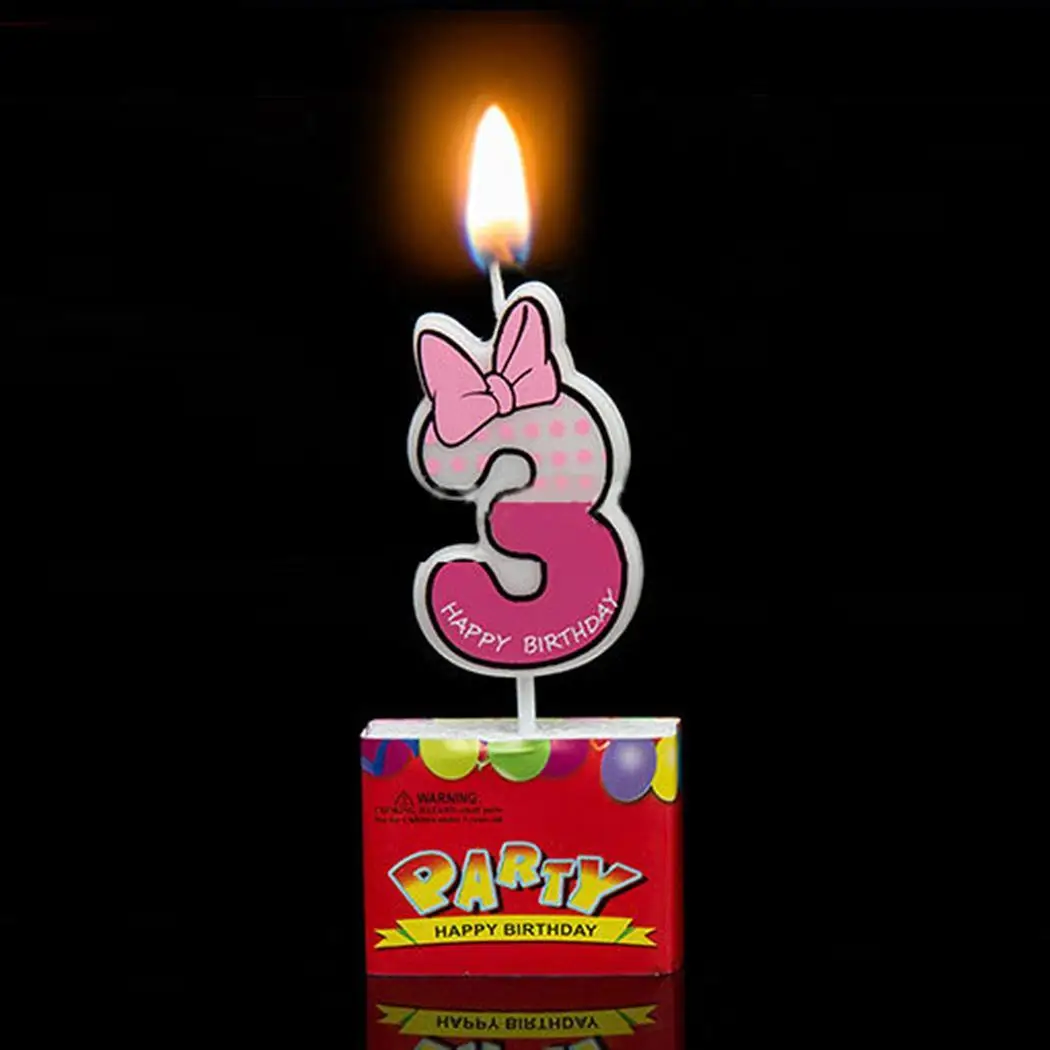 Креативные свечи с цифрами на день рождения для детей 0 9 лет вечерние торта