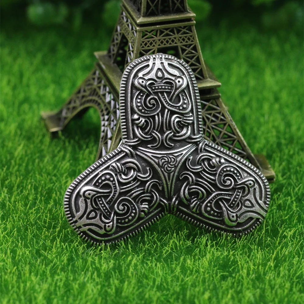 Langhong 1pcs Vikings Brooch Sweden Scandinavian Fibula and Ancient Set Brooches Viking brosch jewelry Talisman