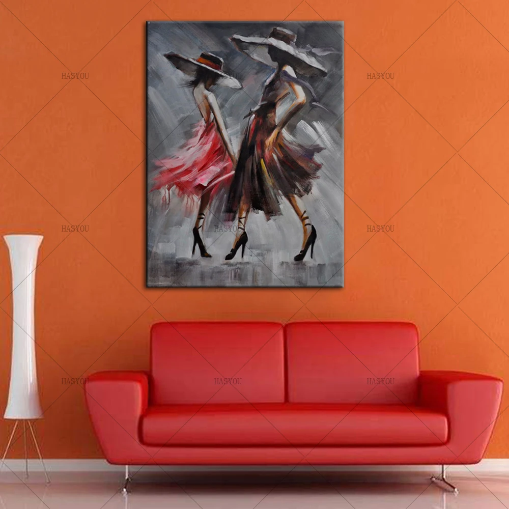 Pop-Art-Dancing-Women-Colorful-Oil-Painting-Nude-Girl-Canvas-Art-Abstract-Wall-Pictures-for-Living (1)