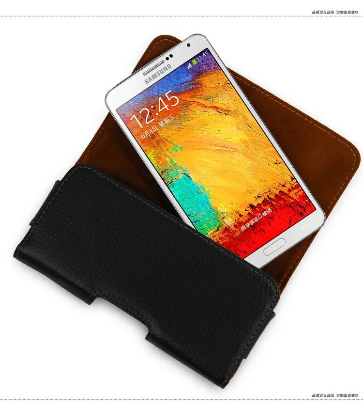 case iphone 6 Retro Genuine Leather Waist Belt Clip Pouch Cover For Samsung Galaxy Note 8 9 Case for iPhoneXS Max 6s 7 Plus 8 XR S9 Phone Bag case for iphone 8