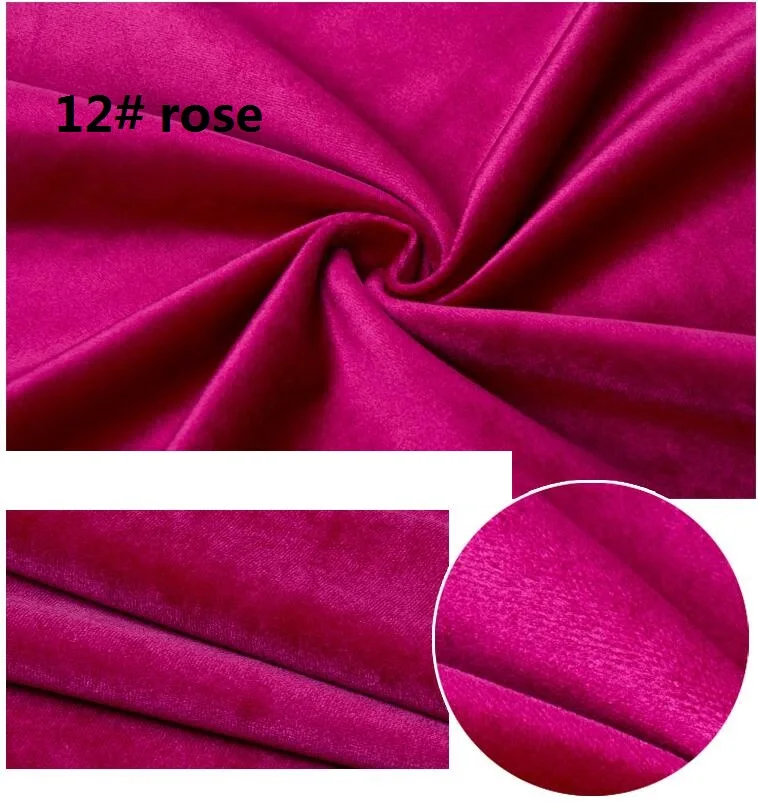 Итальянская Вельветовая ткань высокого качества измельченный бархат для занавески обивочная диванная ткань P1385 - Цвет: 12