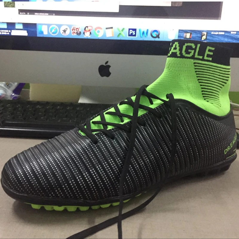 Футбольные бутсы DR.EAGLE Turf/TF высокие футбольные кроссовки|high ankle|soccer cleatsfootball sneakers |