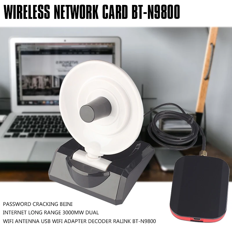 Универсальная Wifi антенна, пароль, трещина, Beini, Интернет, длинный диапазон, Wifi антенна, USB, Wifi декодер адаптера, Ralink BT-N9800
