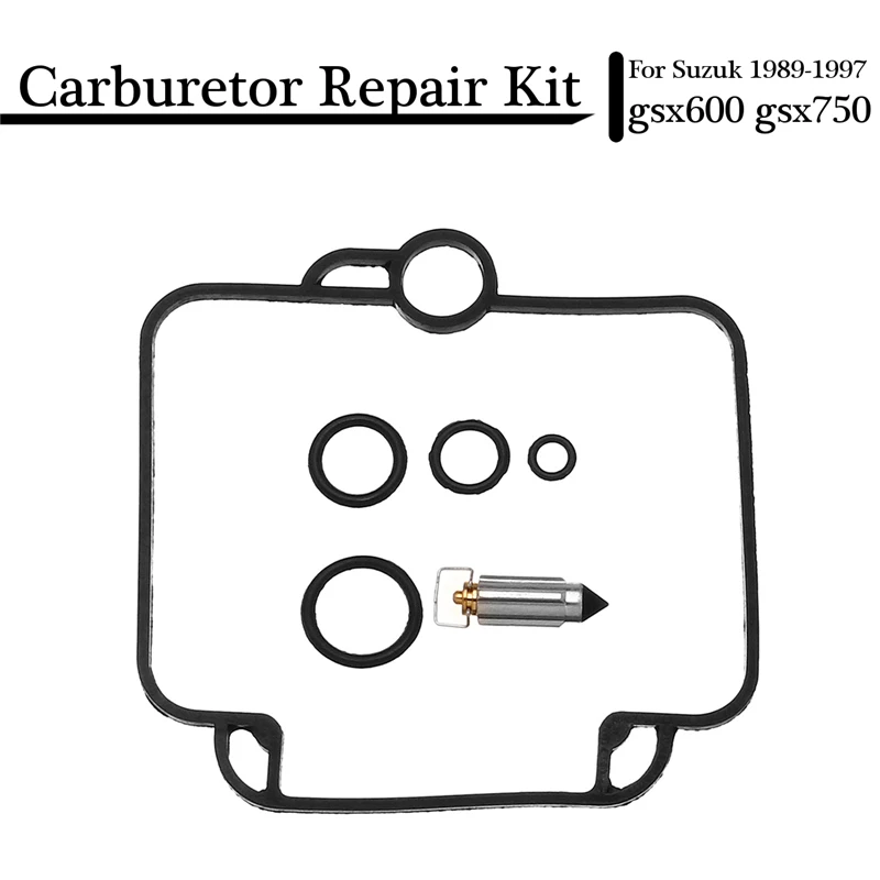 

Carb Carburetor Repair Kit Metal For Suzuki gsx600 gsx750 1989-1997 O-Rings Jettings Useful Practical