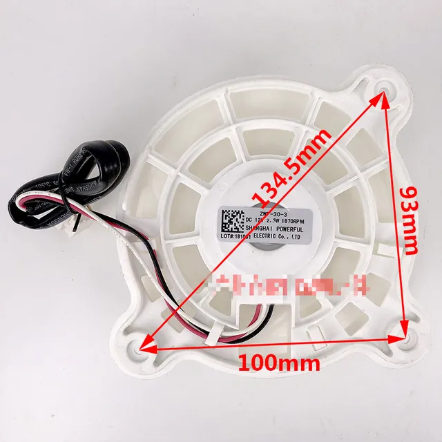NEW Refrigerator parts fan fan motor ZWF-30-3 DC12V 2.5W