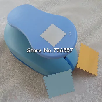 

free shipping 3 inch (about 5.2cm) square flower paper punches eva foam punch craft punch for scrapbooking