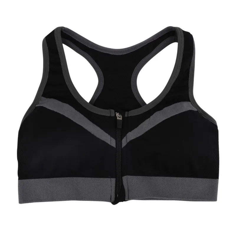 Новые женская обувь на застежке-молнии Бюстгальтер Push Up Crop Top Бесшовные Сексуальные виброустойчивый нижнее белье M-XXXL большой Размеры