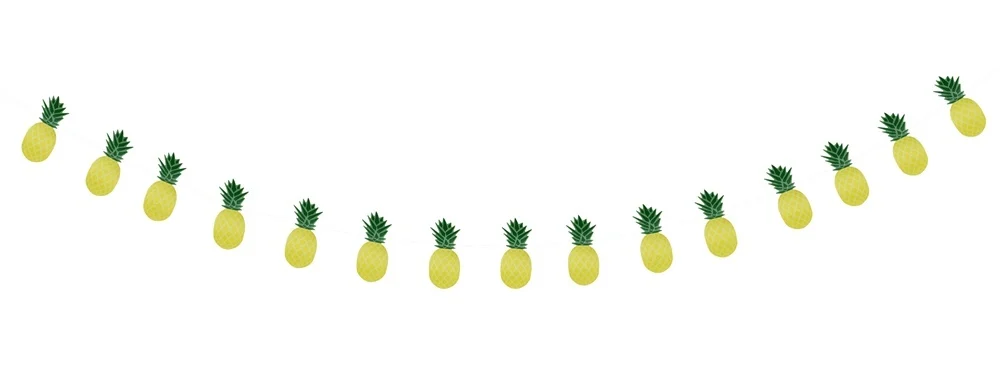 

Summer Pineapple Garland Banner Home Decor Fruit Garland Tropical Hawaiian Birthday Bridal Show Pool Party Flamingle Decorations