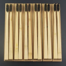 DR. PERFECT 12 шт. зубная щетка с черной рукояткой и бамбуковой белой щетиной зубная щетка с мягкой щетиной из бамбукового волокна с деревянной ручкой