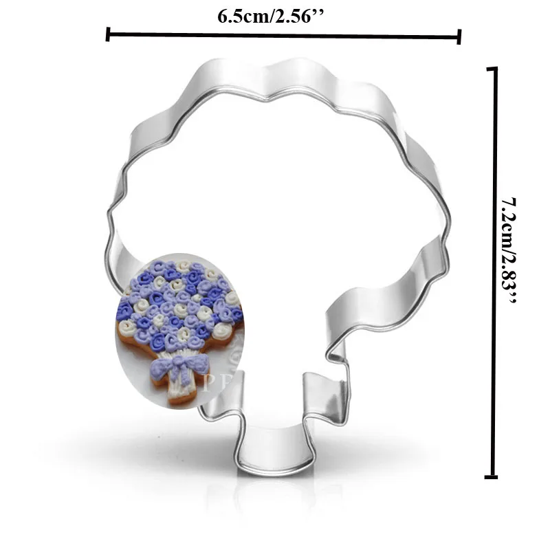 1 шт. Кондитерская репостерия свадебное платье цветок плесень металлический резак для печенья, мастики инструменты для украшения торта печенье плесень кондитерский магазин испечь - Цвет: 1x Wedding Flower