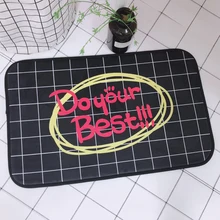 Черные клетчатые серии ковровое покрытие напольные украшения игровые коврики напольные кухонные ковры коврик подходит для взрослых и детей# sw