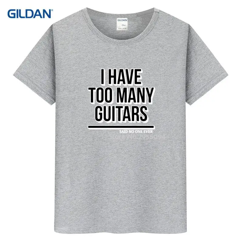 У меня слишком много гитар Рождественский подарок для папы 2017 сделать футболка