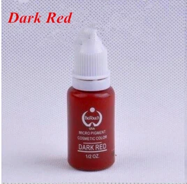 

Hot selling 2piece/lot Dark red Eyebrow Permanent Makeup Paste For Manual Pen Eyebrow Tattoo Pigments