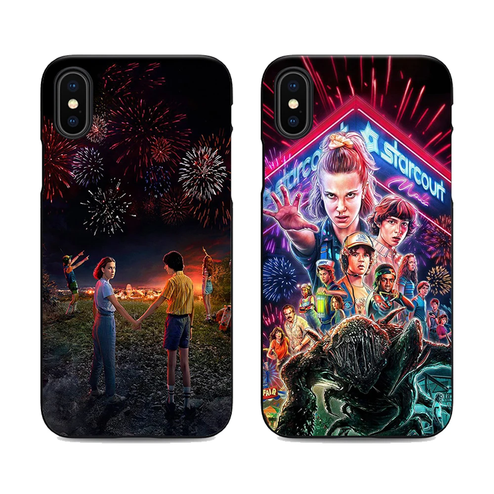 

stranger things season 3 phone case for iPhone X XR XS MAX cover for iphone 6 7 8 6s plus for Apple soft Silicone black coque