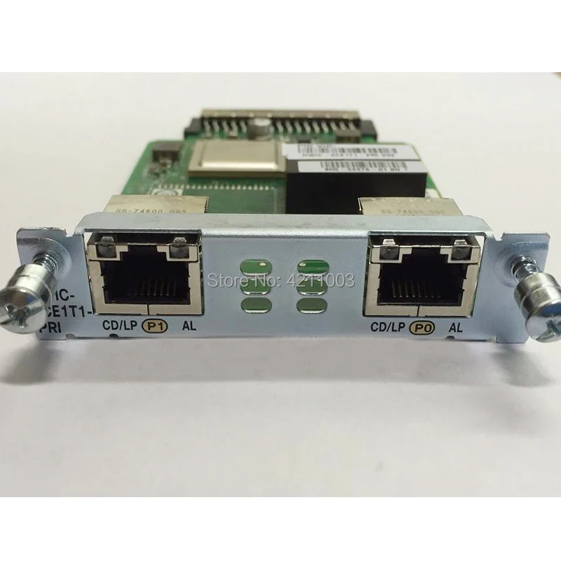 Fast ethernet hwic модуль HWIC-2CE1T1-PRI, СНГ CO 2 порт Channelized T1/E1 и ISDN PRI высокая скорость интерфейсной карты WAN