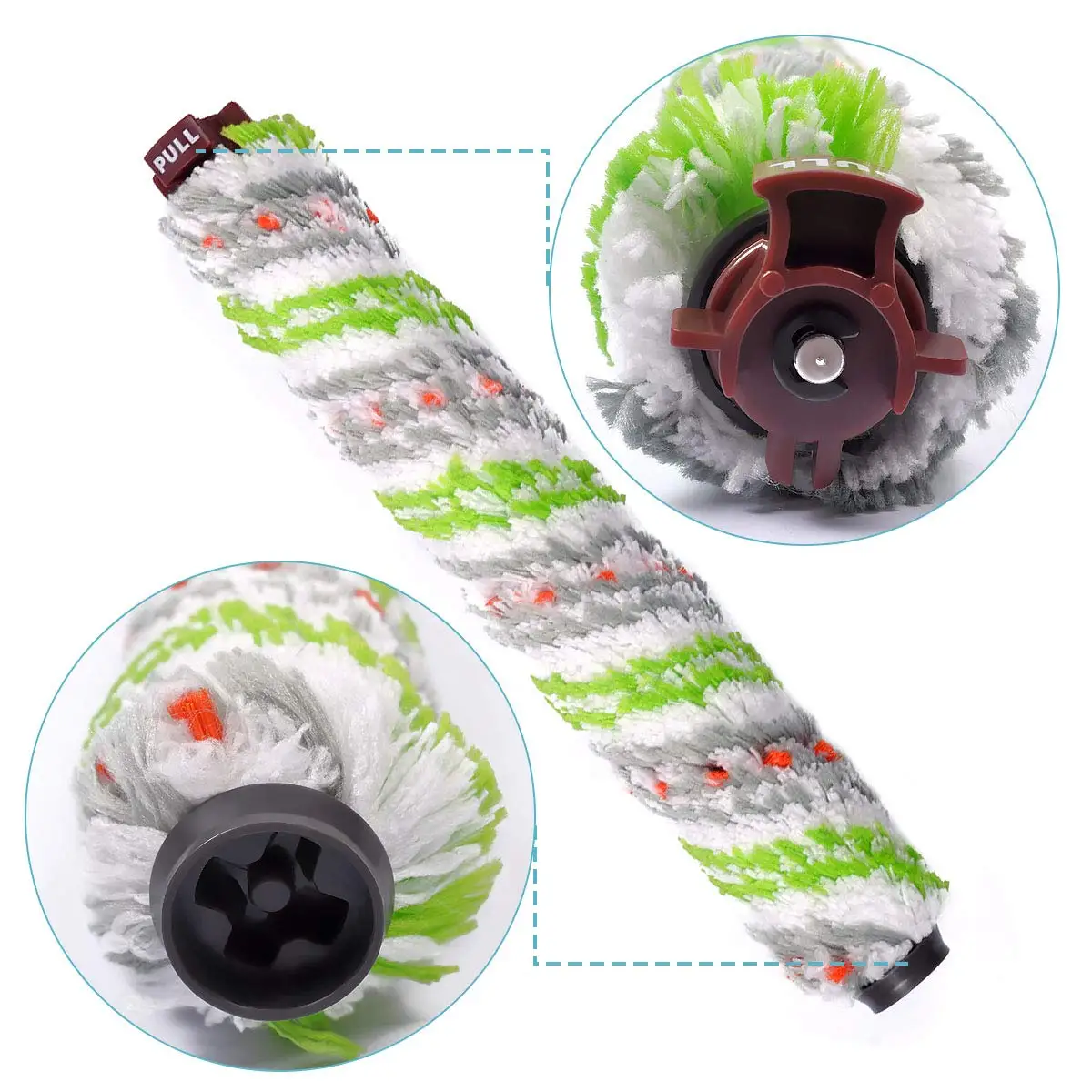 Многоповерхностный рулон щетки любимчика Замена совместима с Bissell CrossWave Pet Pro 2