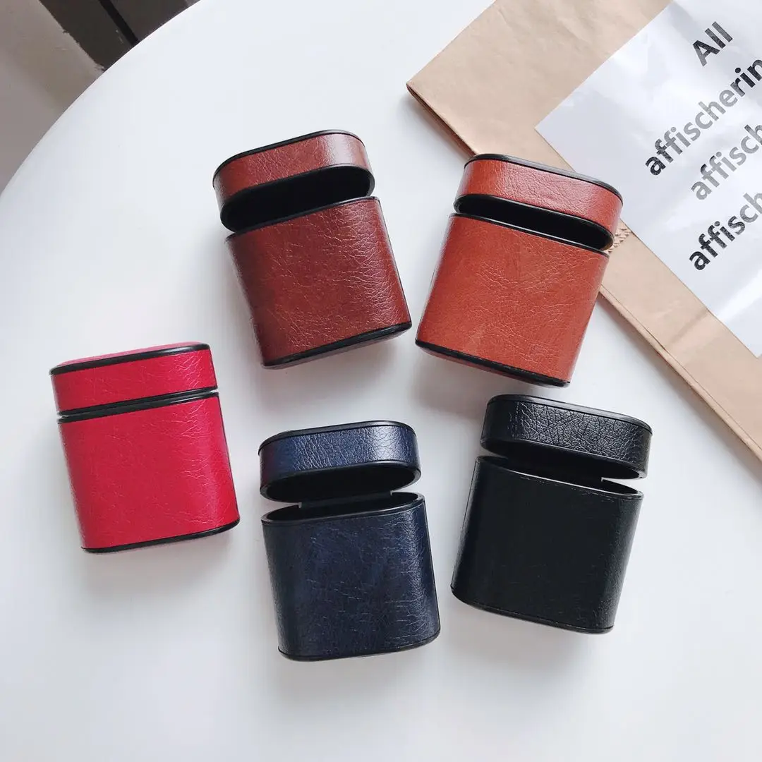 

Batianda New Earphone Case for Airpods Protective Case Wireless Bluetooth Headset Box Charging Bag Cover Shell for Apple Airpods
