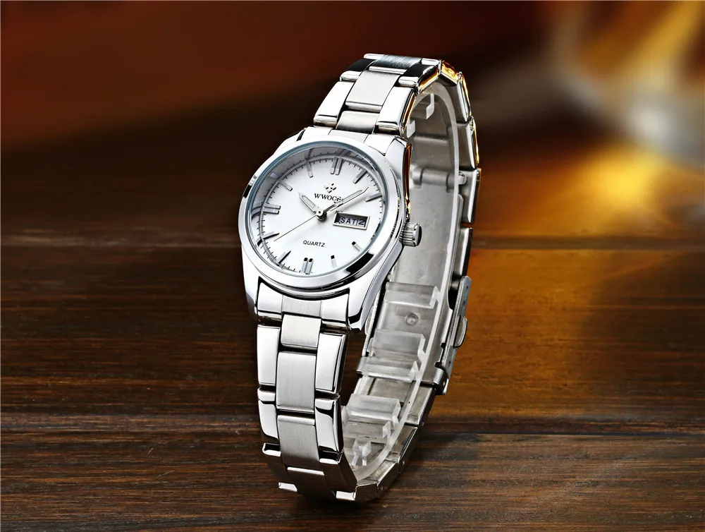 WWOOR Брендовые женские часы, женские роскошные модные повседневные кварцевые часы, водонепроницаемые светящиеся женские часы с браслетом, женские часы