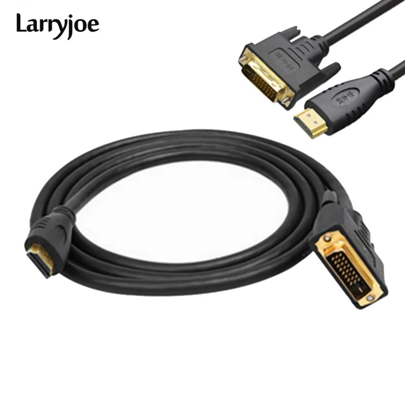 Видеокабель с HDMI-совместимостью DVI 24 + 1 адаптер HDMI-совместимым штекером на 1080p для