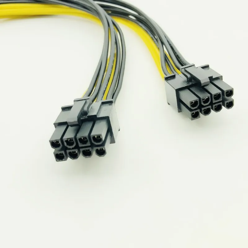 Кабель питания для видеокарты PCIE PCI E 8 Pin мама к двойному pin 6 + 2p Вилка GPU видеокарта
