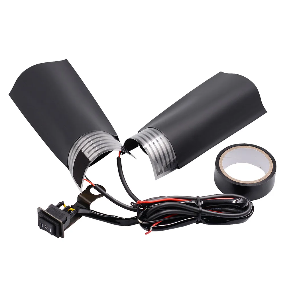 

Heated Grips Inserts Handlebar Hand Warmers Fits Universal Grip ATV Motorcycle
