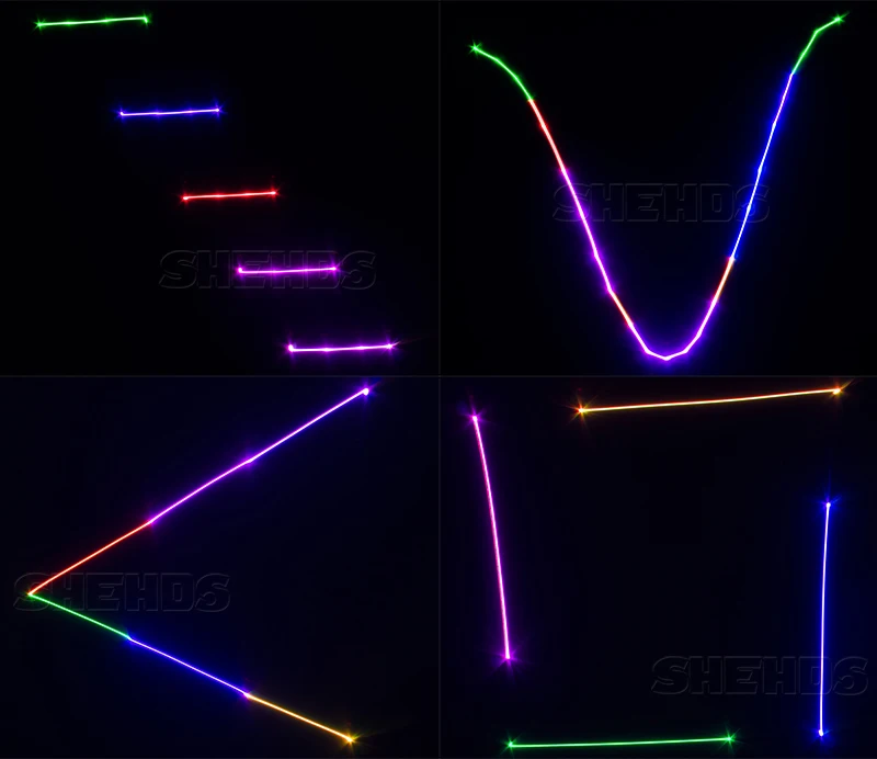 SHEHDS 1000 МВт RGB лазерный сканирующий светильник DMX DIP анимационный сканирующий проектор диско вечерние DJ шоу луч движущийся луч сценический светильник ing