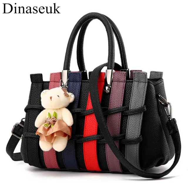 Dinaseuk Women Pu Knitting Top Handle Purse Shoulder Bag Lady S Dinaseuk Women Pu Knitting Top Handle Purse Shoulder Bag Lady S Fashion Crossbody College Working Purses And