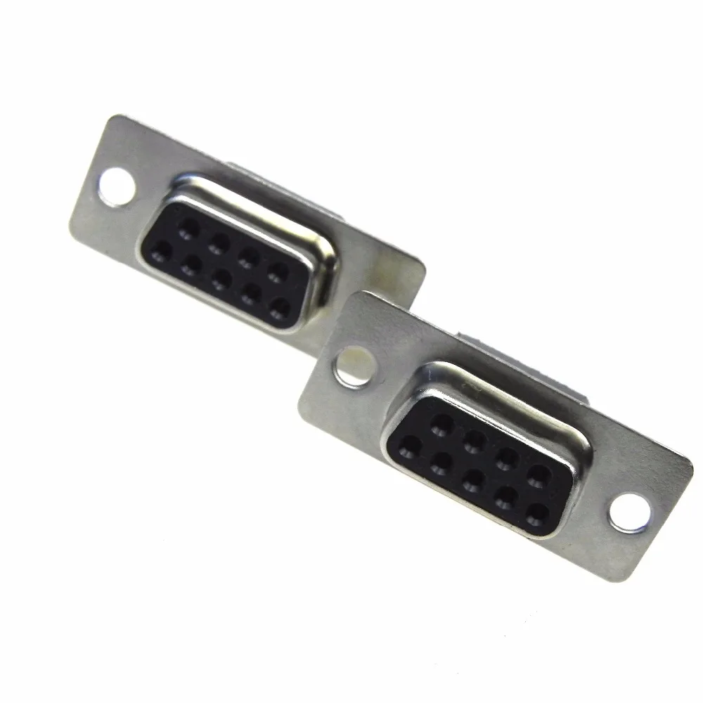 High quality DB9-9pin female terminal crimping type socket with the screws DB9 cable connector for subway 3