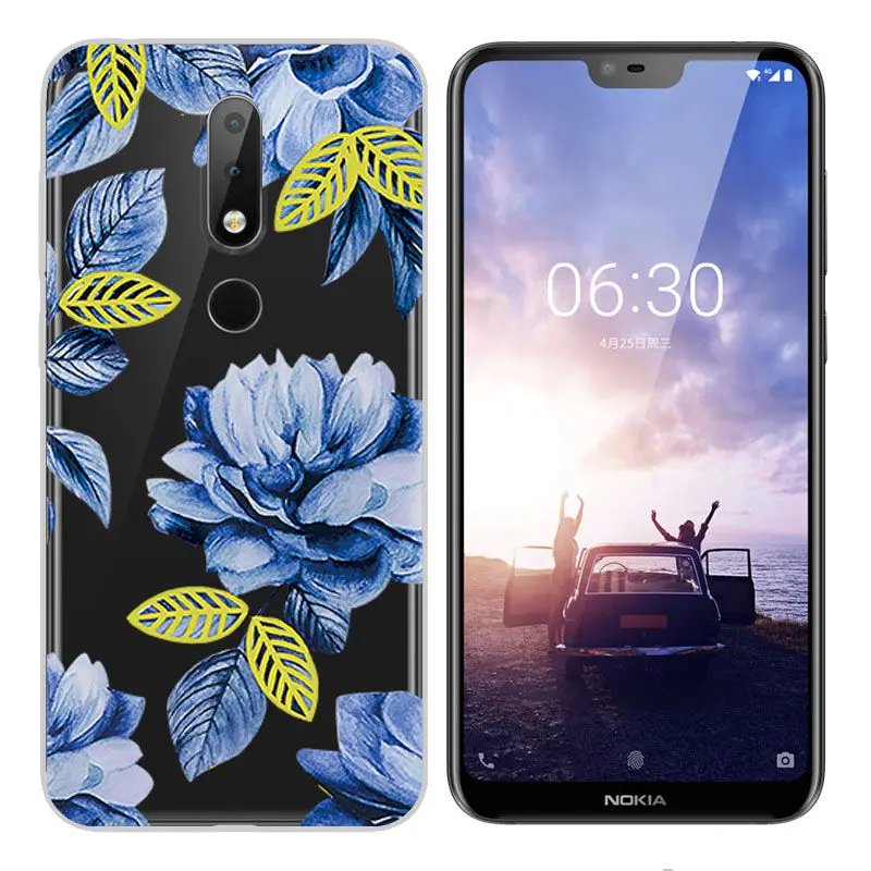 Fashion Soft Silicone TPU Case for Nokia 2 3 5 6 7 2017 Nokia X6 2018 Painted Back Case Cover for Nokia 6 2018 7 8 3.1 6.1 Case  (14)