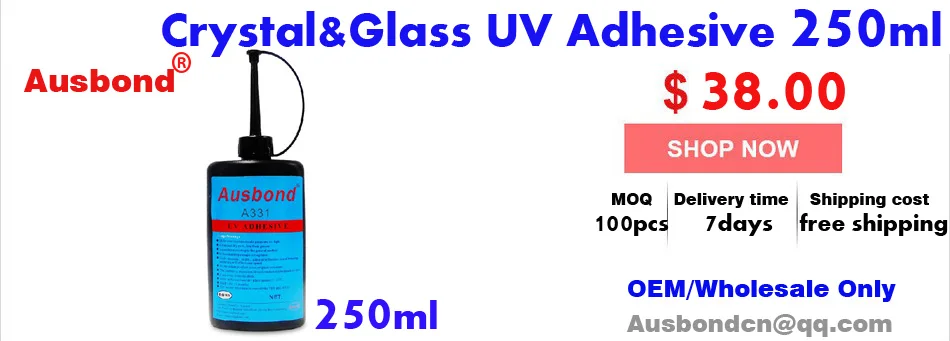 250 мл ультрафиолетовый УФ клей прозрачные стеклянные часы кристалл клей ремонт в часовой мастерской кристалл и металл УФ-стойкий клей DHL